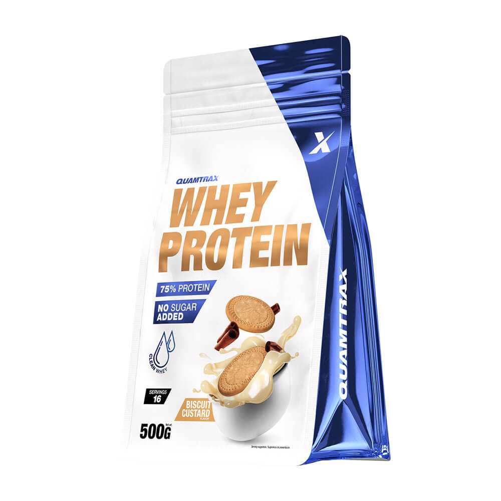 100% Whey Protein - 500g - Natillas Y Galleta - Proteina De Suero Whey - Quamtrax_0