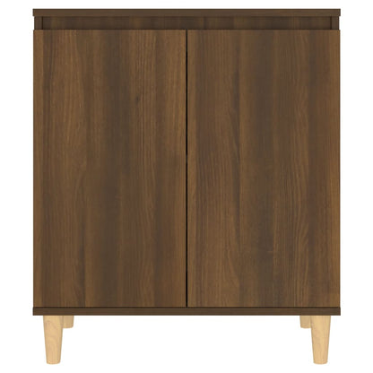 Aparador De Madera Contrachapada Roble Marrón 60x35x70 Cm / Vetonek_0