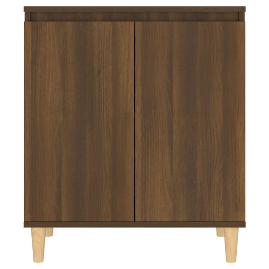 Aparador De Madera Contrachapada Roble Marrón 60x35x70 Cm / Vetonek_0