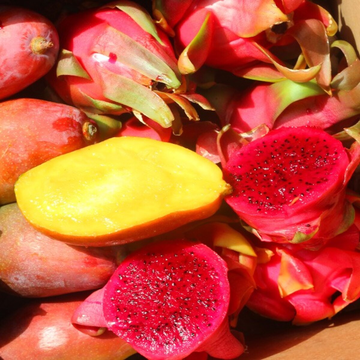 Mix Mangos Y Pitahaya Rosa - Caja De 4kg (2kg De Cada)_5