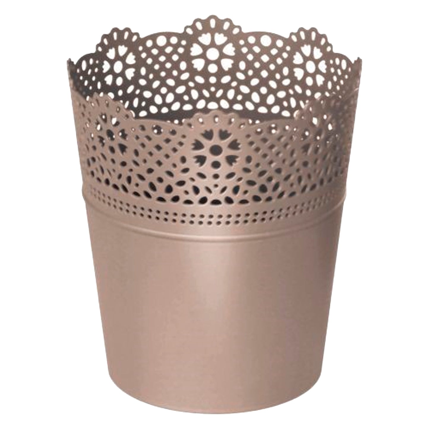 Maceta Lace , Dimensiones (mm) 180x180x210, Color Mocca_0