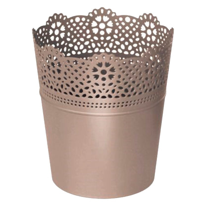 Maceta Lace , Dimensiones (mm) 180x180x210, Color Mocca_0
