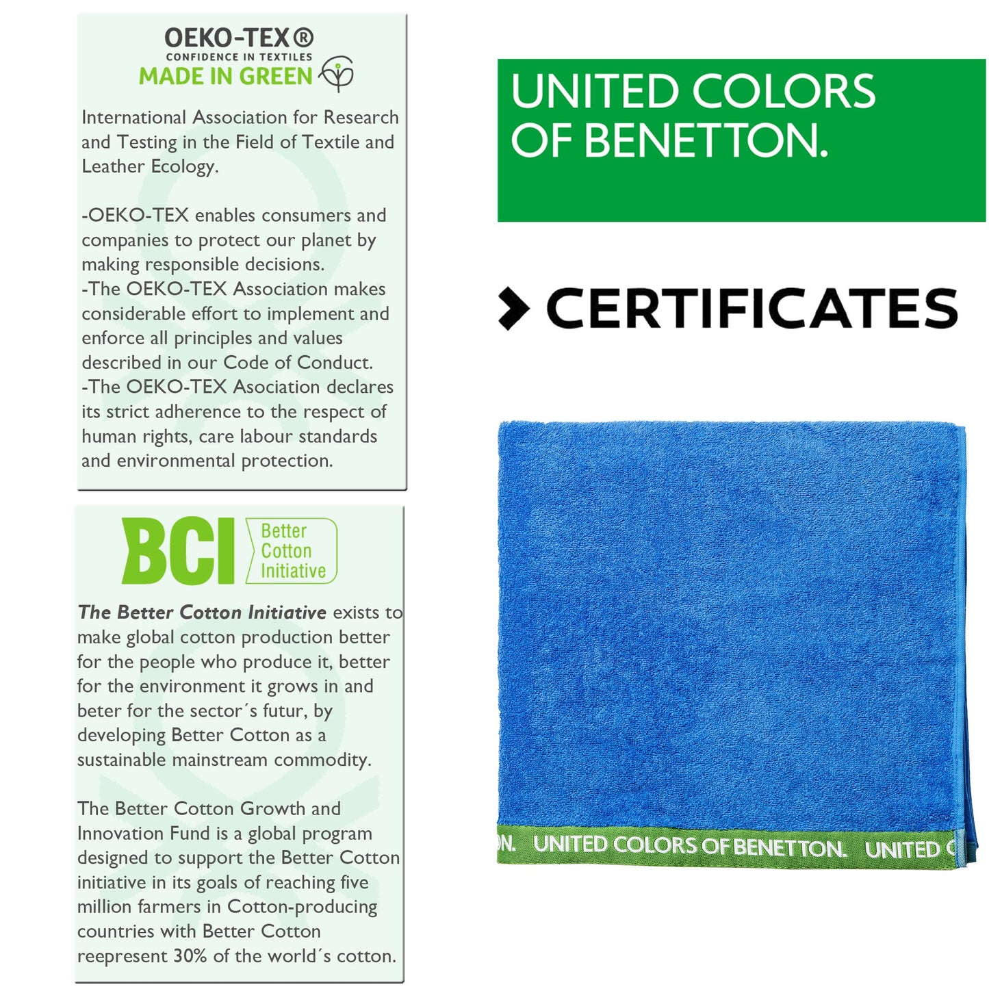 Toalla De Playa 90x160cm 380gsm 100% Algodón Velour Azul Rainbow