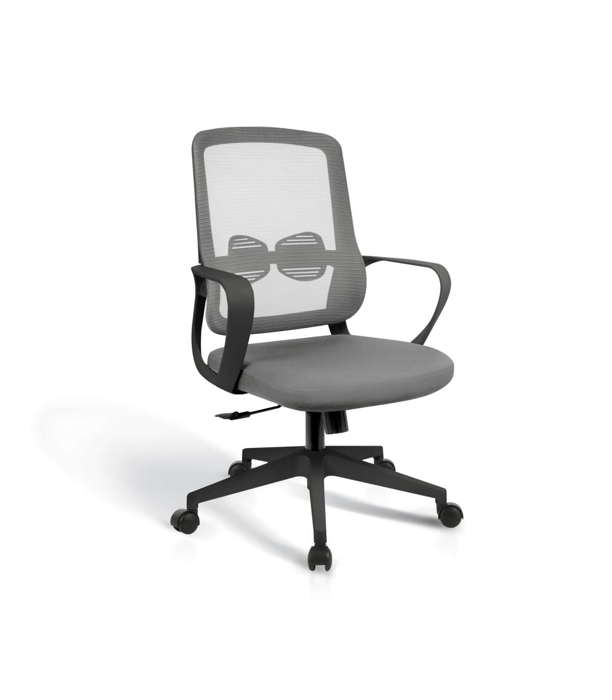 Silla Despacho Giratoria Elevable Acabado Gris/negro, 66m(ancho) 97/105cm(altura) 61cm(fon_0
