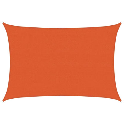 Vidaxl Toldo De Vela Rectangular Hdpe Naranja 160 G/m² 4x5 M_0