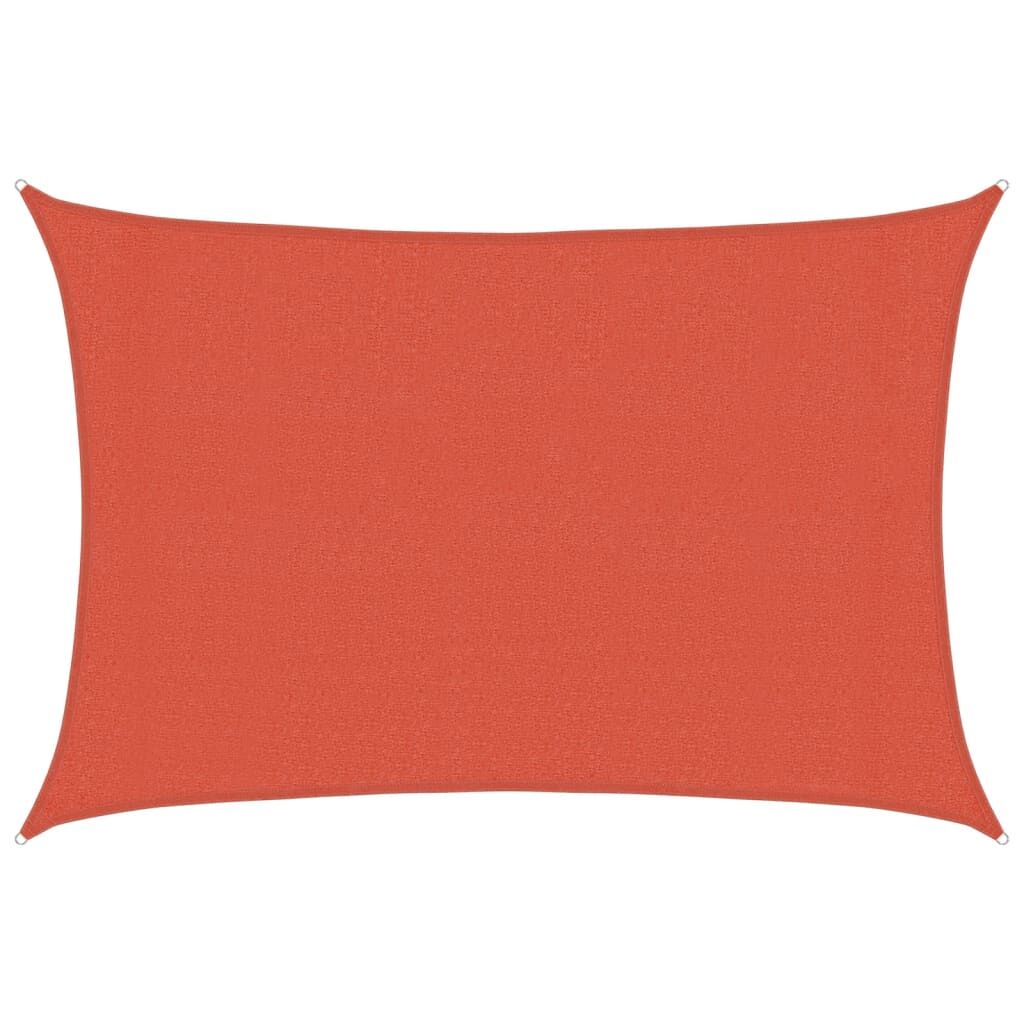 Vidaxl Toldo De Vela Hdpe Terracota 160 G/m² 3x5 M_0