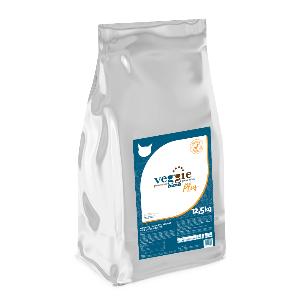 Comida Para Gatos Veggieanimals Plus 12,5kg_0