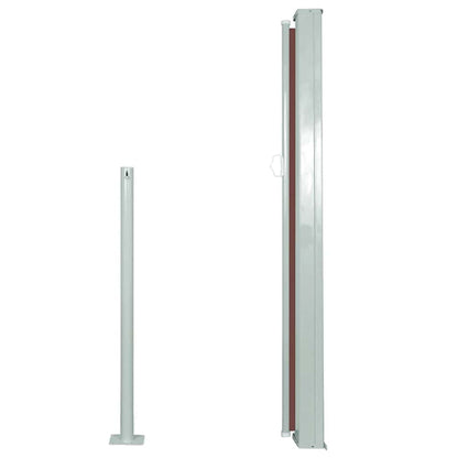 Vidaxl Toldo Lateral Retráctil 120x300 Cm Marrón_0