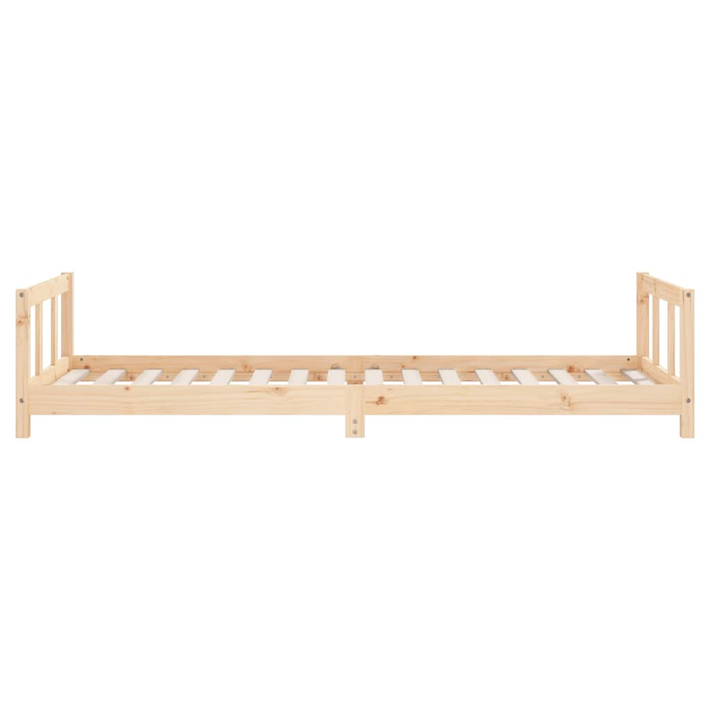 Vidaxl Estructura De Cama Para Niños Madera Maciza De Pino 90x200 Cm_4