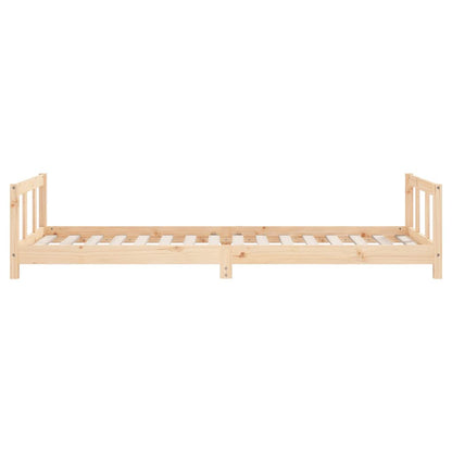 Vidaxl Estructura De Cama Para Niños Madera Maciza De Pino 90x200 Cm_4