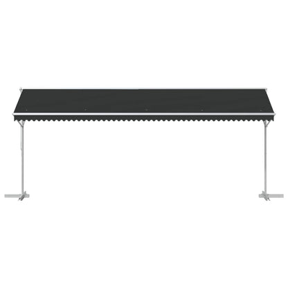 Toldo Independiente Gris Antracita 6 X 3 M Poliéster_3