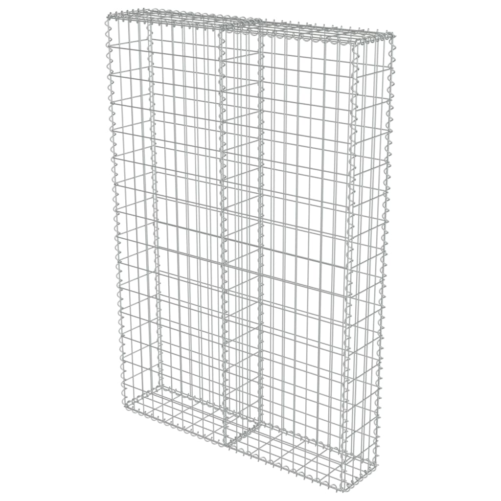 Muro De Gaviones Con Cubiertas Acero Galvanizado 100x20x150 Cm / Vetonek_2