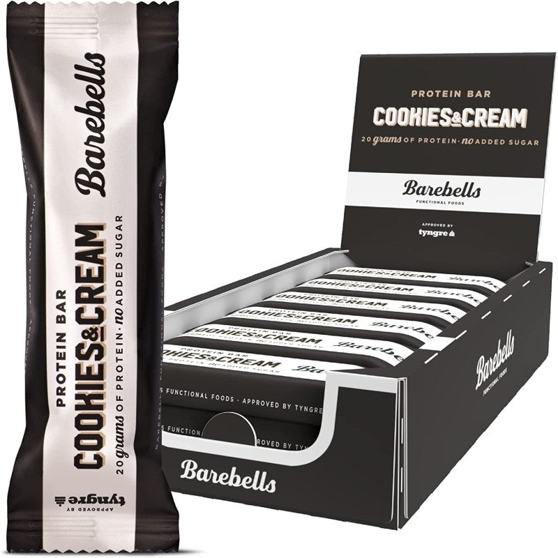 Caja De 12 Barritas de 55gr Sabor Cookies & Cream Barebells_0