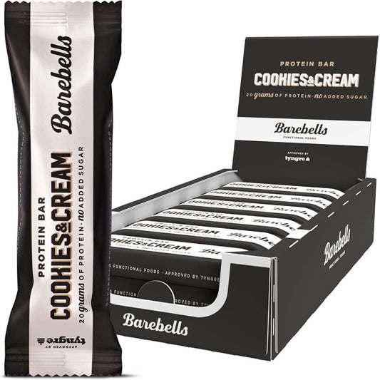 Caja De 12 Barritas de 55gr Sabor Cookies & Cream Barebells_0
