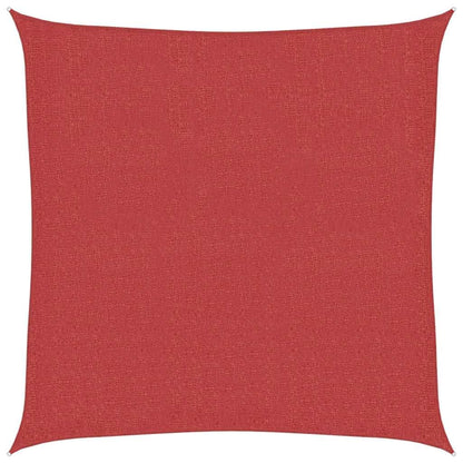 Vidaxl Toldo De Vela Rojo Hdpe 160 G/m² 2,5x2,5 M_0
