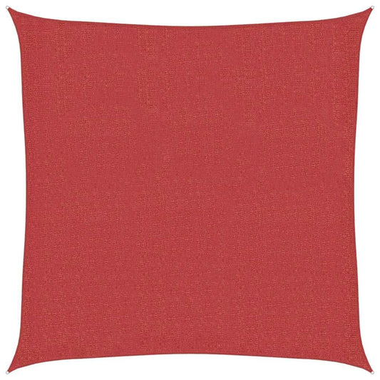 Vidaxl Toldo De Vela Rojo Hdpe 160 G/m² 2,5x2,5 M_0