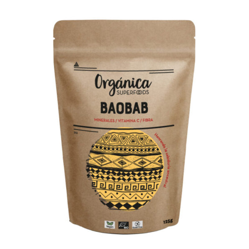 Baobab Bio En Polvo 125g- Orgánica Superfoods_0