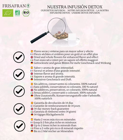 Infusión Depurativa Detox |pirámides | Calidad | Frisafran 60 Uds_3