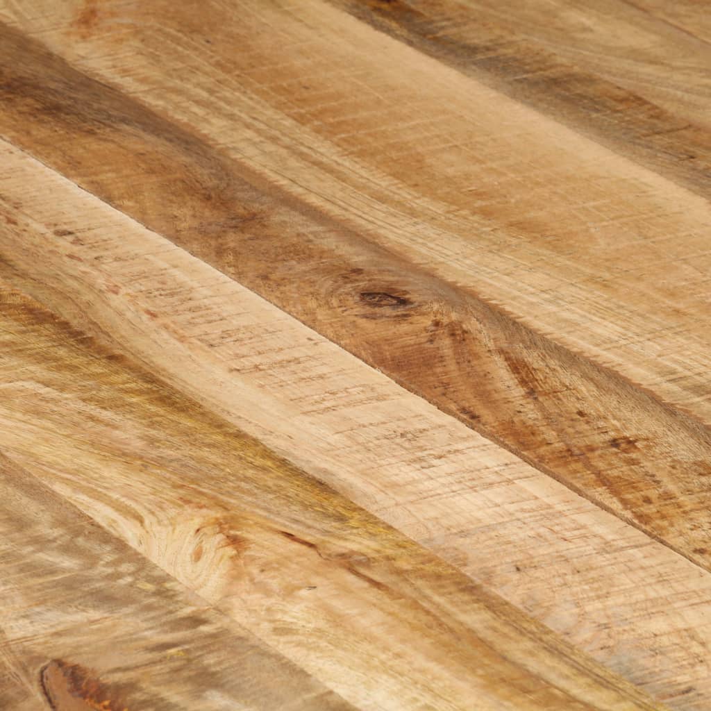 Mesa De Centro Madera De Mango Rugosa 120x120x40 Cm_3