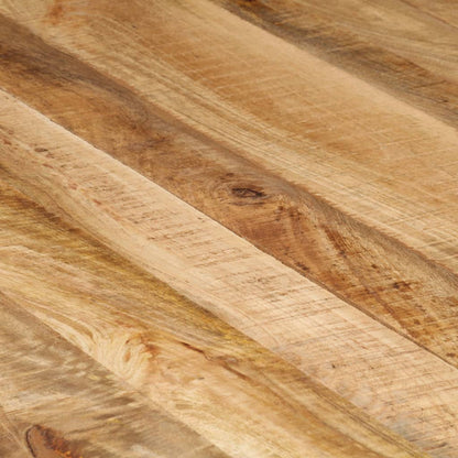Mesa De Centro Madera De Mango Rugosa 120x120x40 Cm_3