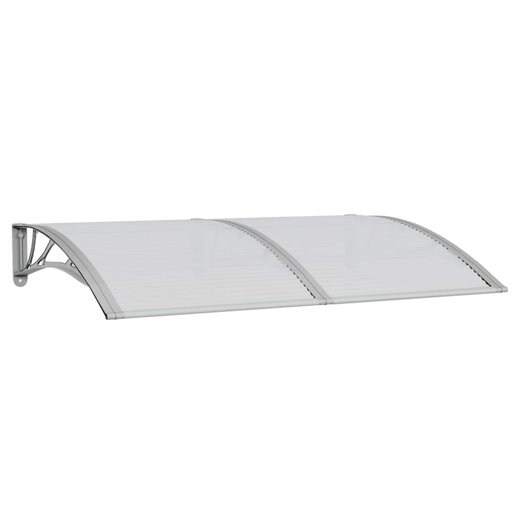 Marquesina De Puerta Policarbonato Gris 150x100 Cm_0