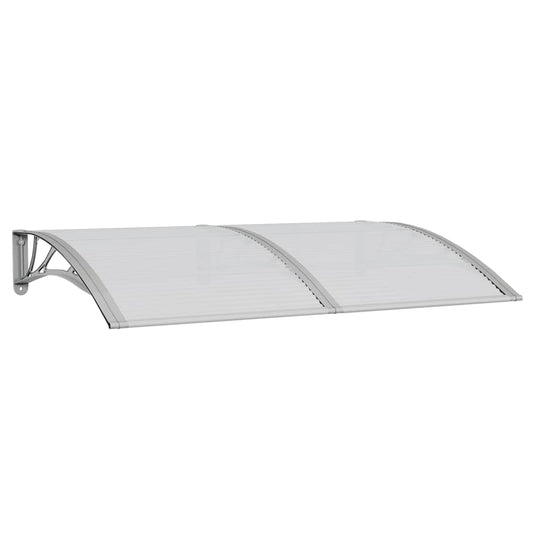 Marquesina De Puerta Policarbonato Gris 150x100 Cm_0