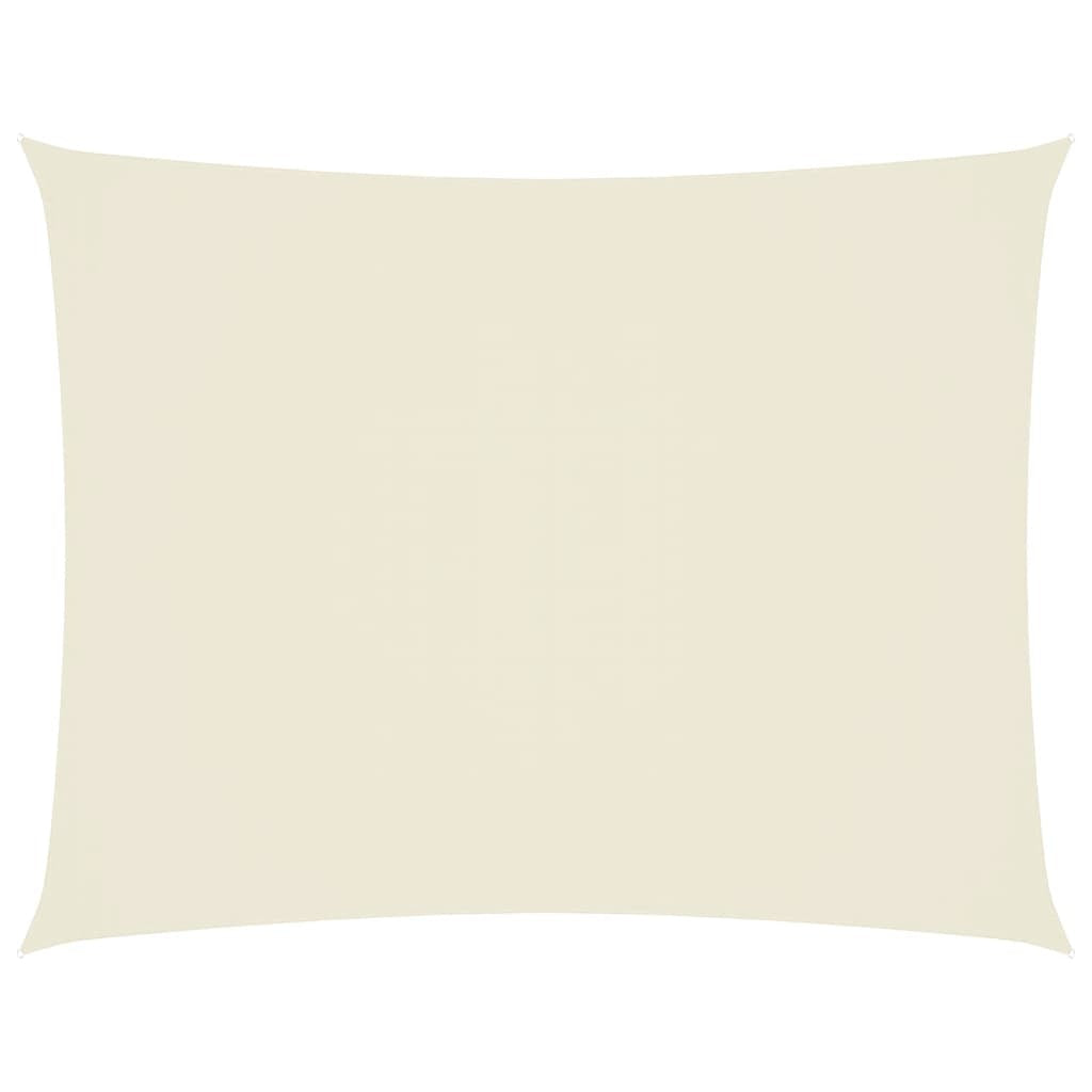 Vidaxl Toldo De Vela Rectangular Tela Oxford Color Crema 2x3,5 M_0
