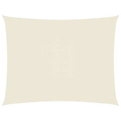 Vidaxl Toldo De Vela Rectangular Tela Oxford Color Crema 2x3,5 M_0