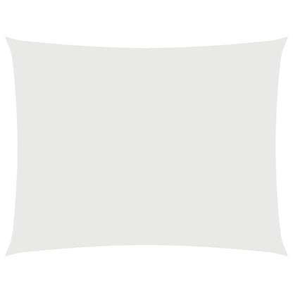 Vidaxl Toldo De Vela Rectangular Tela Oxford Blanco 4x6 M_0