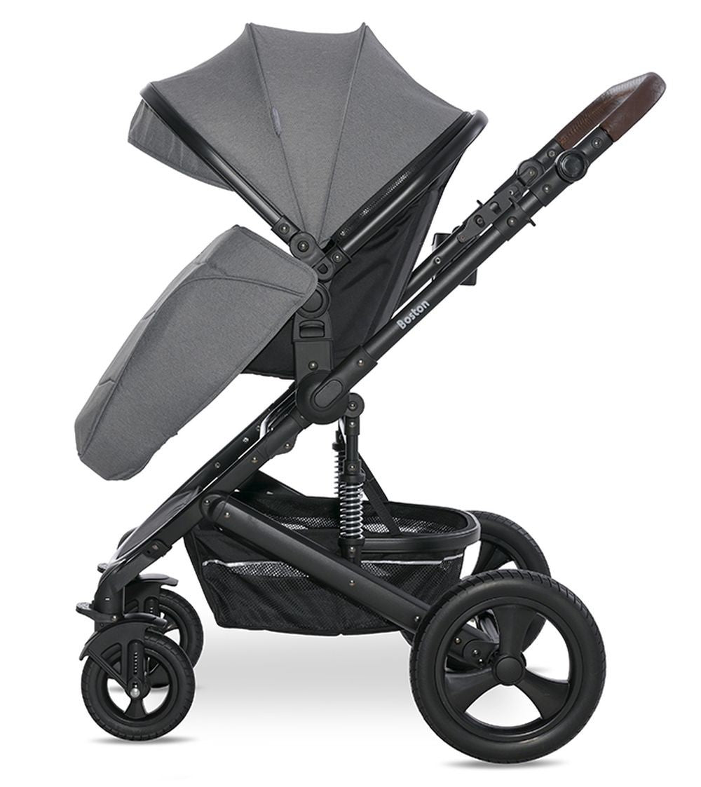 Carro De Bebé Dos Piezas Boston Hasta 22 Kg Dolphin Grey_4