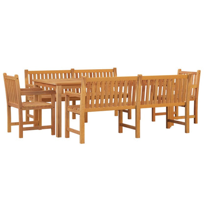 Vidaxl Juego De Comedor Para Jardín 5 Piezas Madera Maciza De Teca_0
