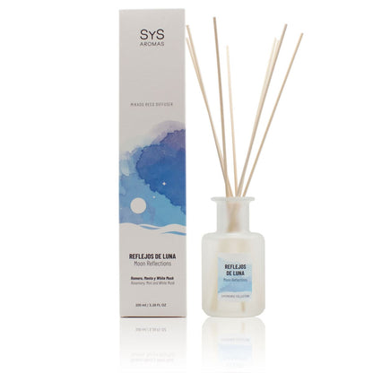 Ambientador Mikado Reflejos de Luna Experience SYS Aromas 100 ml | Aroma Fresco y Mediterráneo | Revitalizante_0
