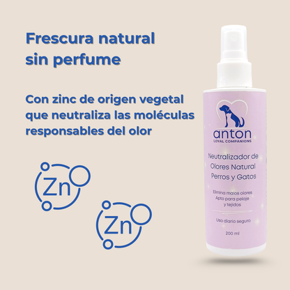 Spray natural neutralizador de olores para perros y gatos – Pack 3 x 200 ml_3