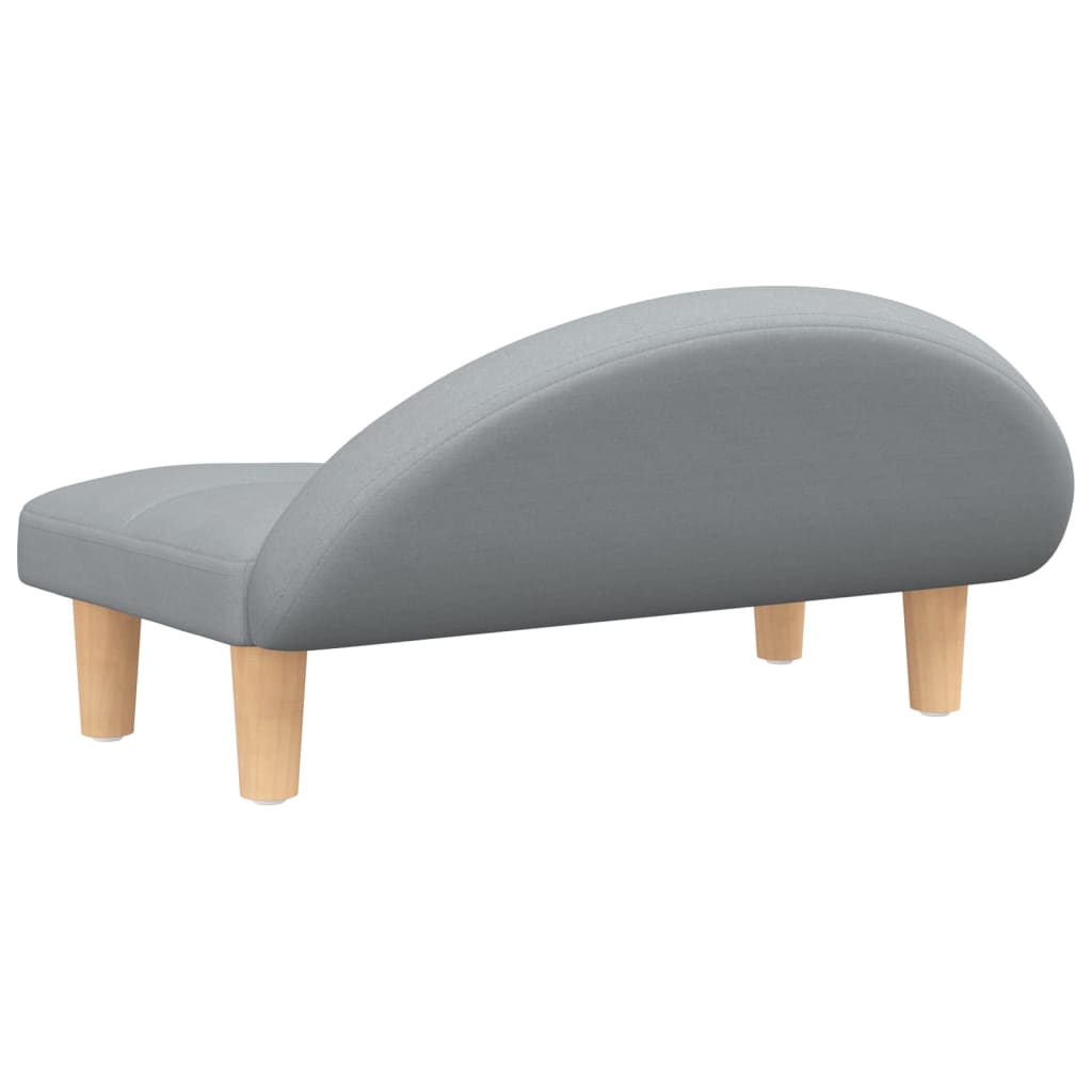 Cama Para Perros De Tela Gris Claro 70x52x30 Cm / Vetonek_2