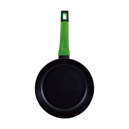 Set Batería De Cocina 5 Piezas: Cazo 16;ollas 18;20 Con Tapa De Vidrio, Y 3 Sartenes De 20;24;26, Antiadherentes, San Ignacio Vitoria, En Aluminio Fo_3