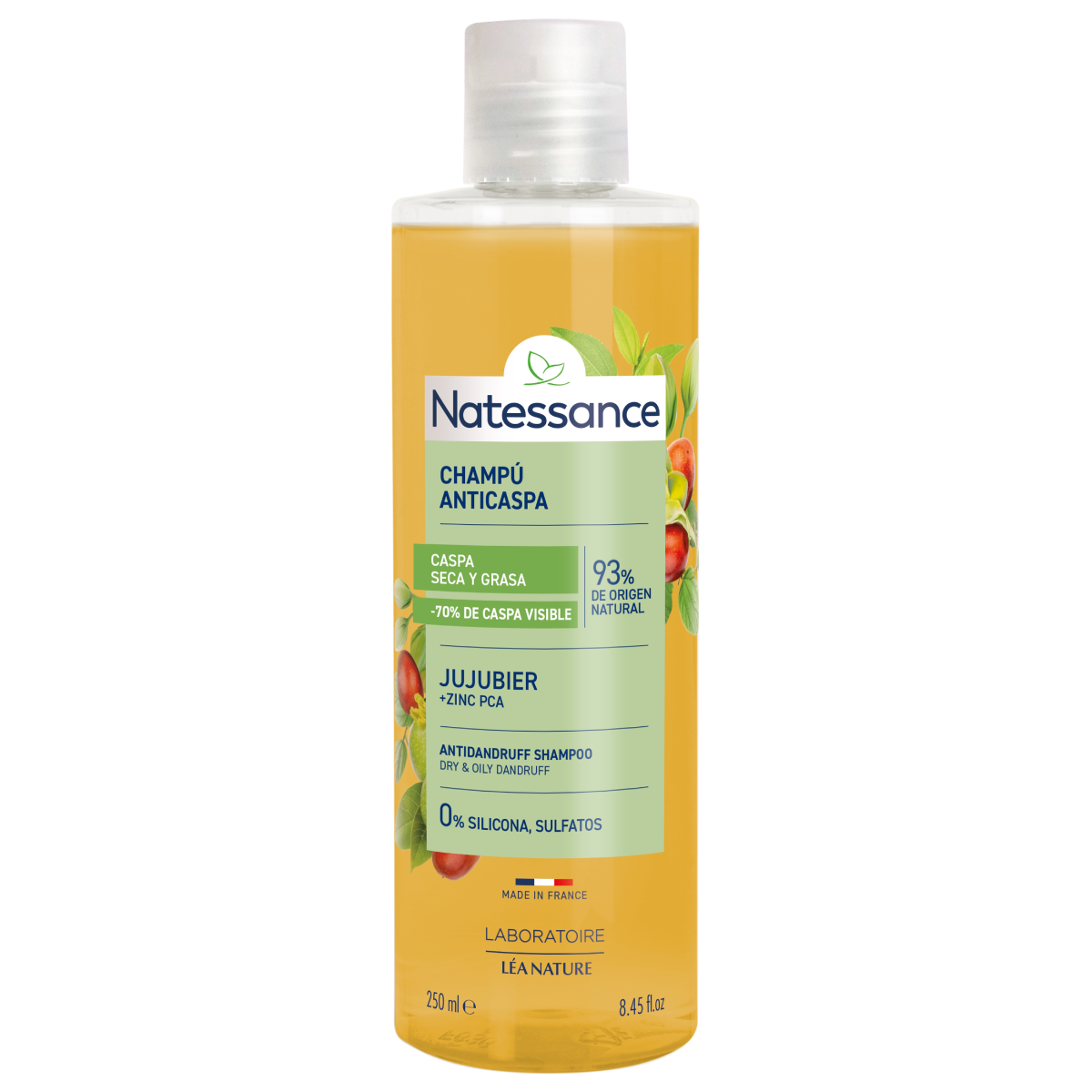 Champú Jujubier Anti Caspa Natessance 250 ml