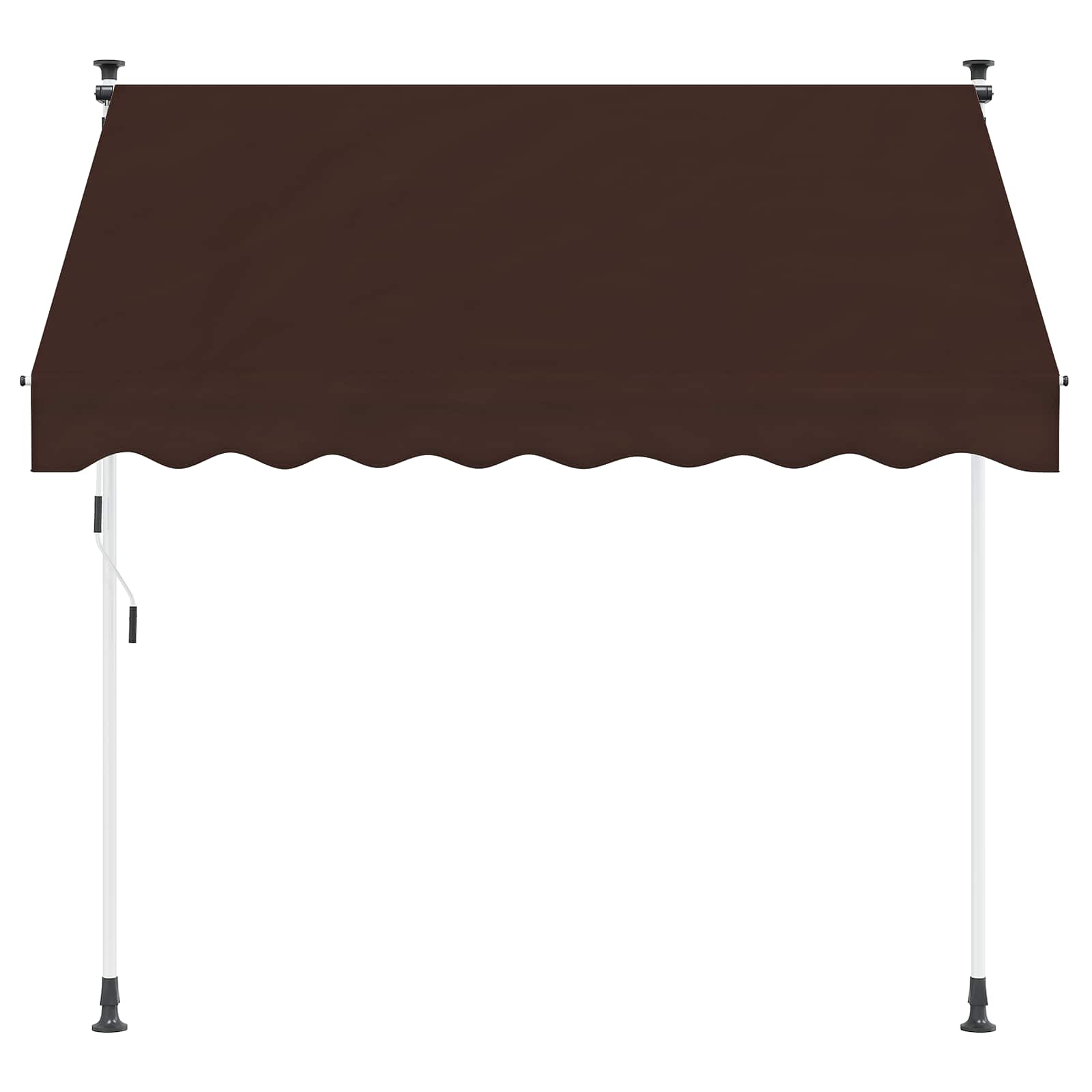 Toldo Retráctil Manual Marrón 150 Cm_2
