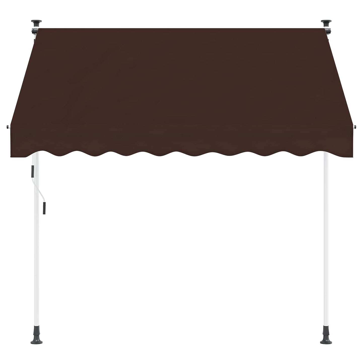 Toldo Retráctil Manual Marrón 250 Cm_2