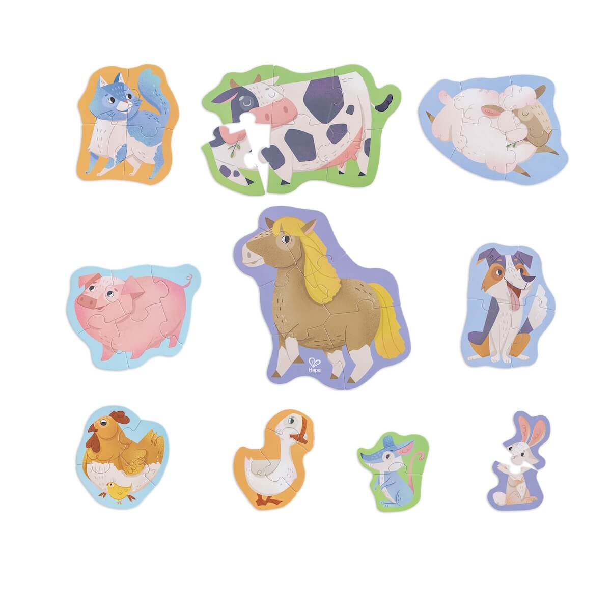 Puzzle Farmyard Friends Hape_0