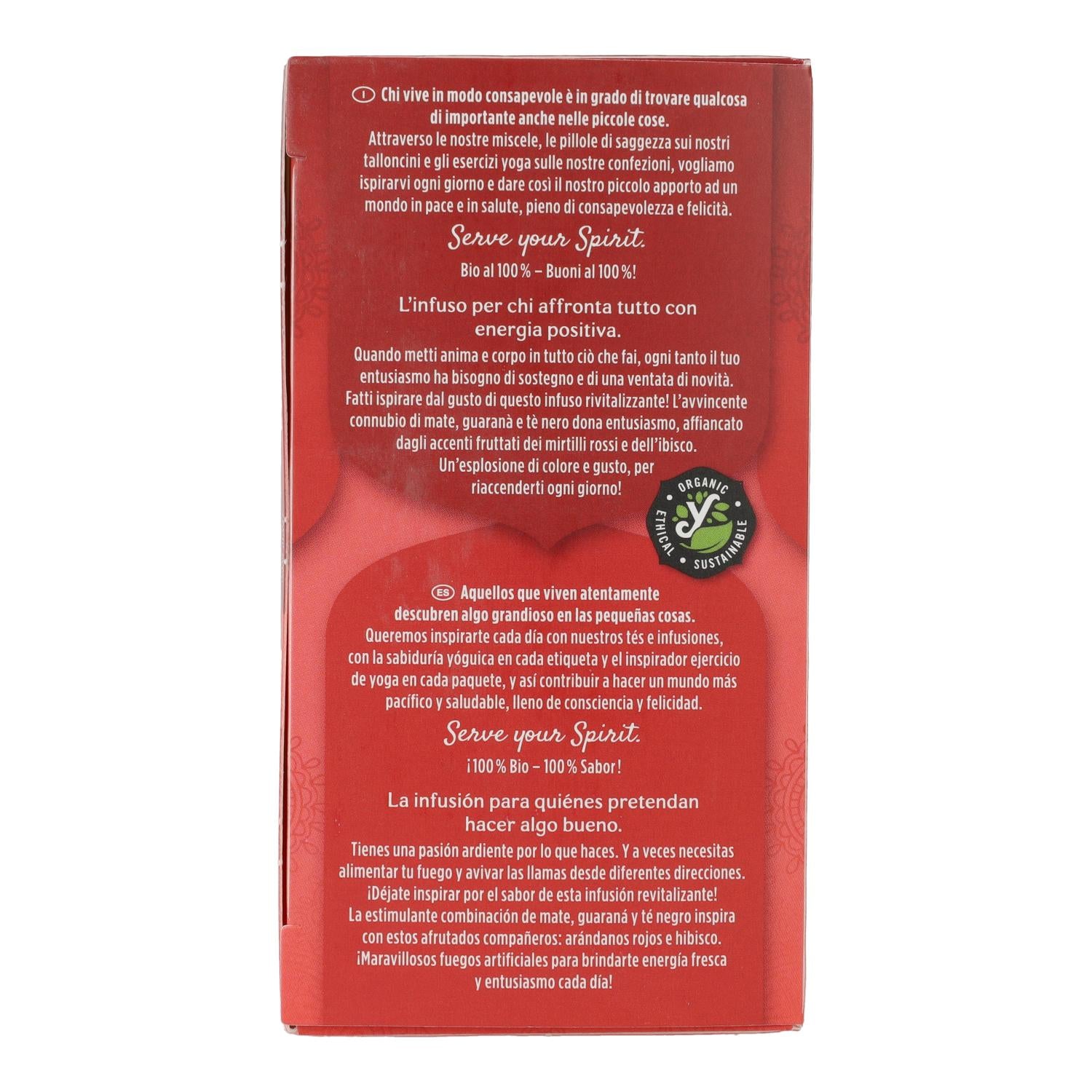 Yogi Tea BIO Energía Positiva 17 bolsitas
