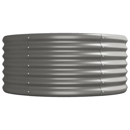 Jardinera Arriate Acero Galvanizado Gris 296x80x36 Cm_3