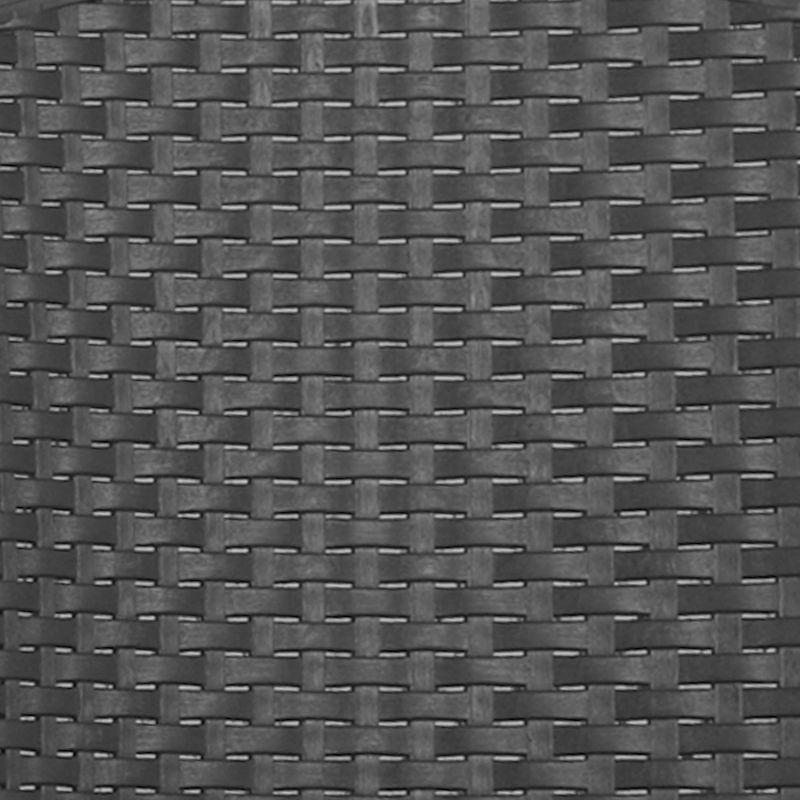 Pack 4 Sillas De Exterior Coral Apilables, Polipropileno, Antracita, 54 X 81 X 56_4