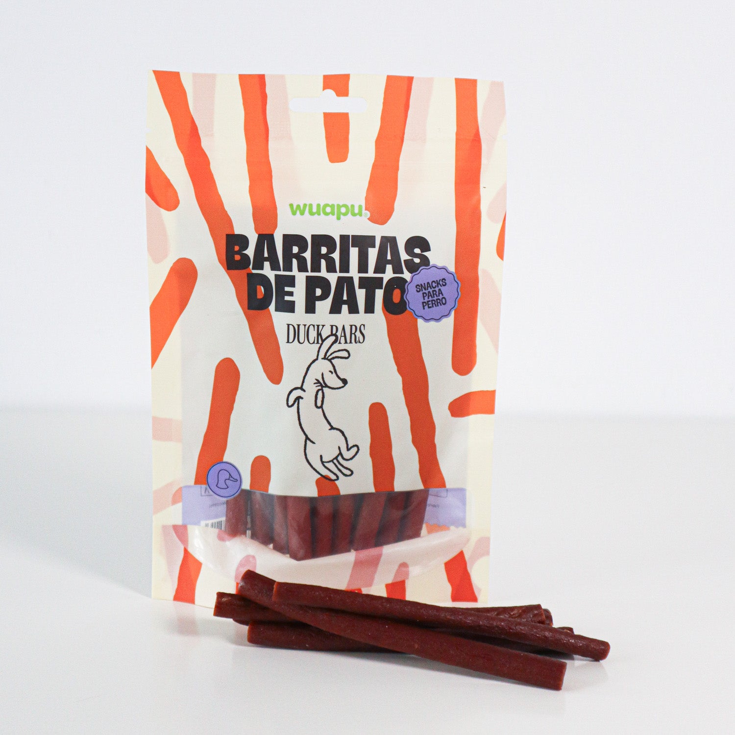 Snack Para Perro En Barritas Semihúmedas De Salmón 12 Paq X (100gr) Wuapu_2