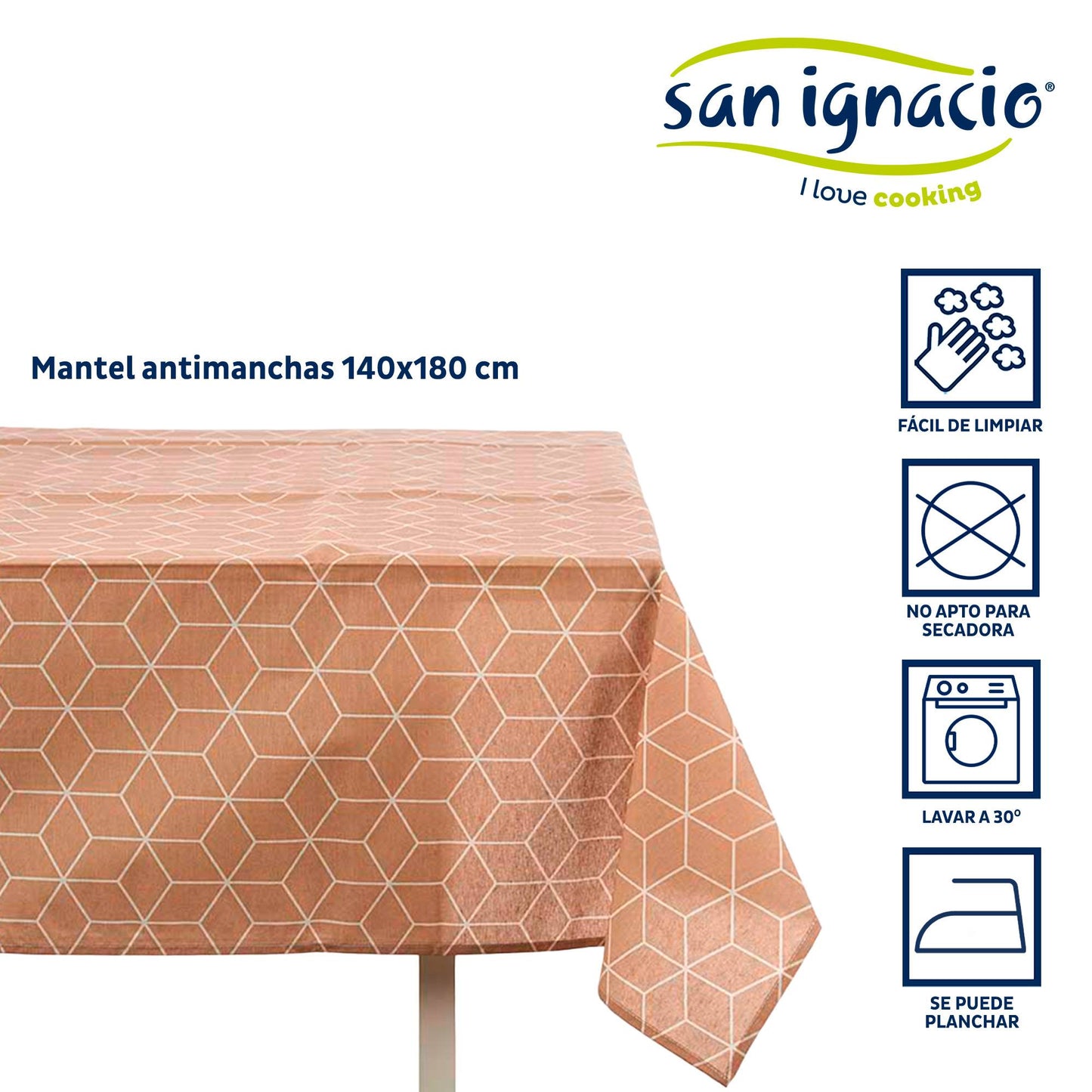 Mantel Loneta Antimanchas 140x180cm Abst Colección Kinvara_1