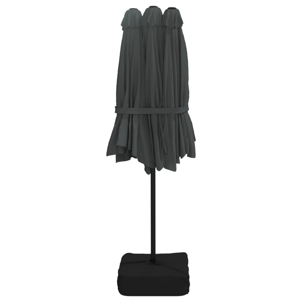 Sombrilla Doble Gris Antracita 449x245 Cm_3