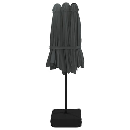 Sombrilla Doble Gris Antracita 449x245 Cm_3