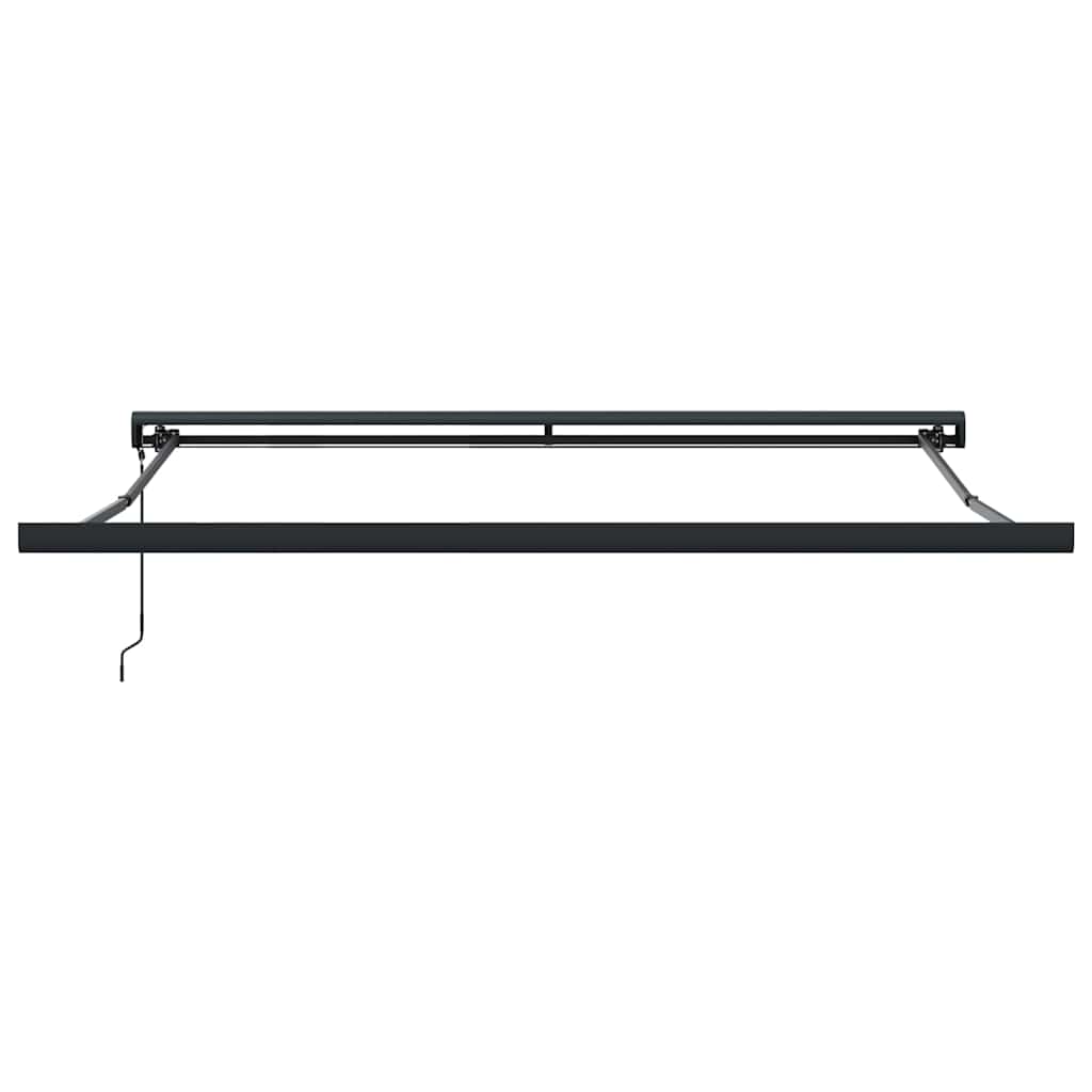 Toldo Retráctil Aluminio Y Tela Naranja Y Marrón 3,5x2,5 M_4