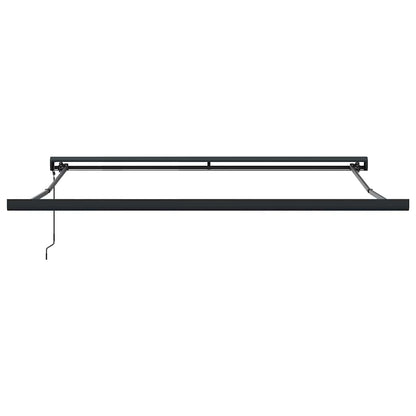 Toldo Retráctil Aluminio Y Tela Naranja Y Marrón 3,5x2,5 M_4
