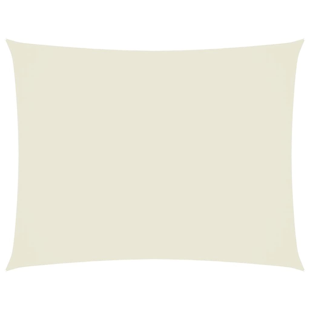 Vidaxl Toldo De Vela Rectangular Tela Oxford Color Crema 2,5x3,5 M_0