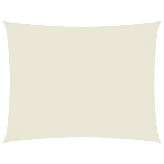 Vidaxl Toldo De Vela Rectangular Tela Oxford Color Crema 2,5x3,5 M_0